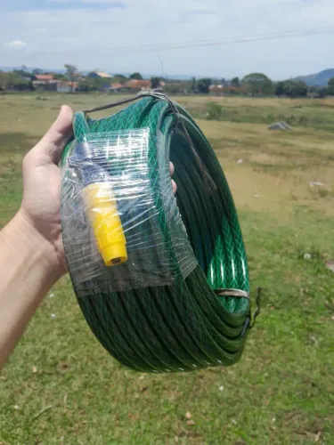 Vendo Mangueira Traçada Reforçada 20m - Super Forte, Flexível e Não Dobra! 