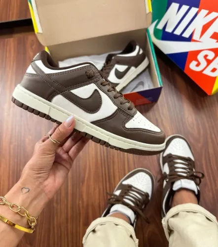 Tênis Nike Dunk Low Premium Café/Branco Unissex
