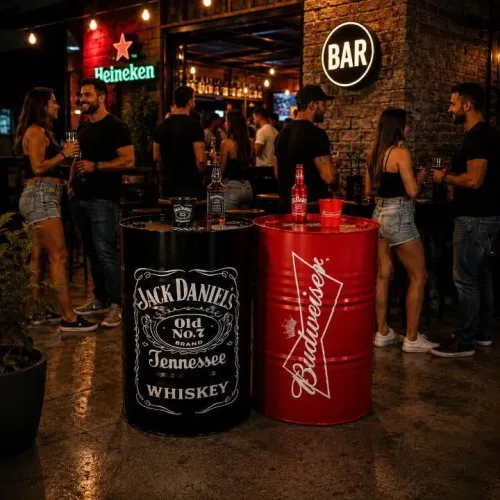Tambor decorativo personalizado Jack Daniel?s