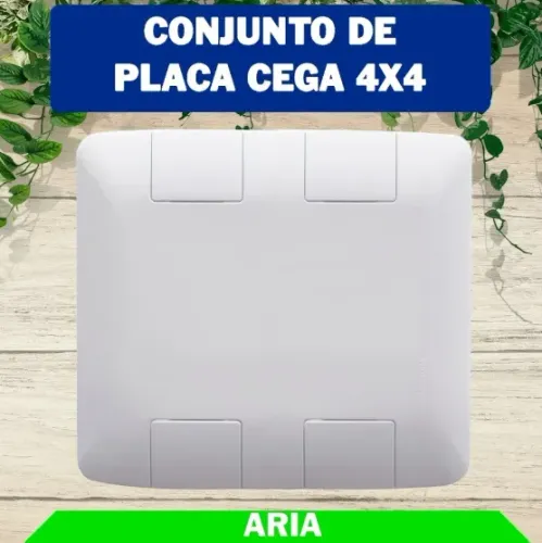 Placa Cega 4x4 Aria Branca Tramontina 