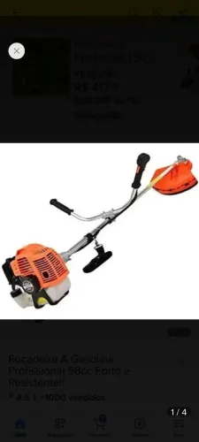 Roçadeira knakasak 75 cc