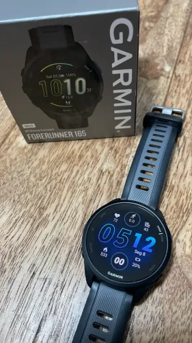 Garmin Forerunner 165 preto 20 dias de uso