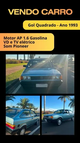 Volkswagen Gol Geração I CL 1.6 2P 1993
