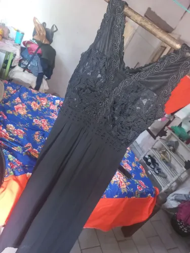 Vestido de festa preto GG