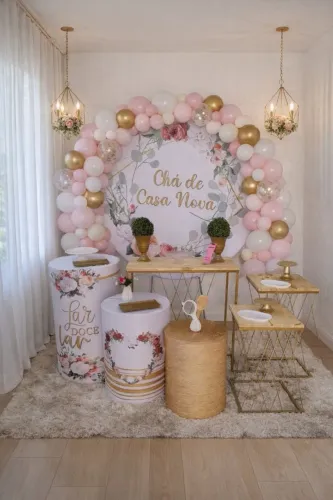 Pegue e monte decoração de festa