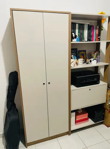 Armário Multiuso + Estante