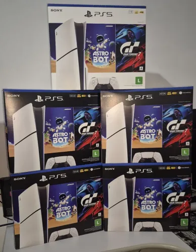 Playstation 5 Slim NOVOS na caixa, LACRADOS, com NOTA FISCAL E GARANTIA DE 1 ANO