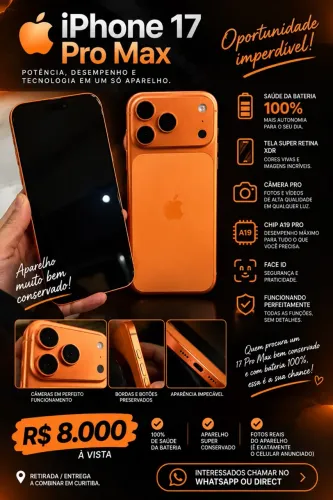 iPhone 17 pro max 