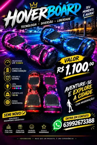 HOVERBOARD Elétrico Sime Novo 