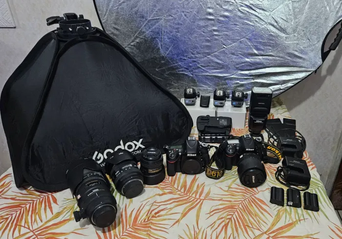 Equipamentos fotográficos Câmeras, Lentes e acessórios Nikon