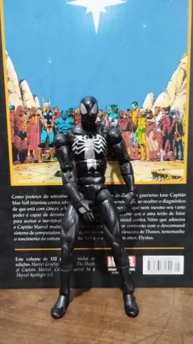 Marvel legends homem aranha preto
