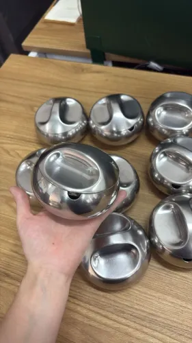 Farinheira Açucareiro Inox - Porta Farinha ou Açúcar para Casa, Bar e Restaurante