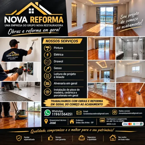 Nova restauradora especialista em piso de madeira