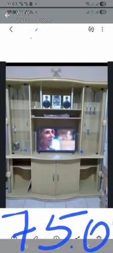 Estante para sala semi nova