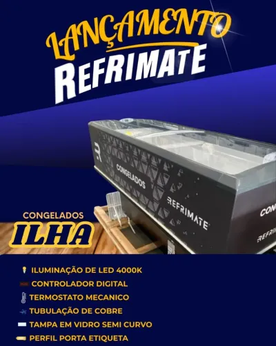 Ilha pra congelados e resfriados novas varios tamanhos pronta entrega