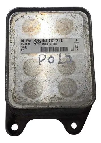 Radiador Óleo Motor 04e117021k Vw Polo 1.6 Msi 2018 A 2021