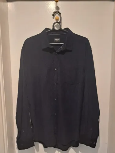 Camisa Marfinno - Azul Marinho (GG) NOVA