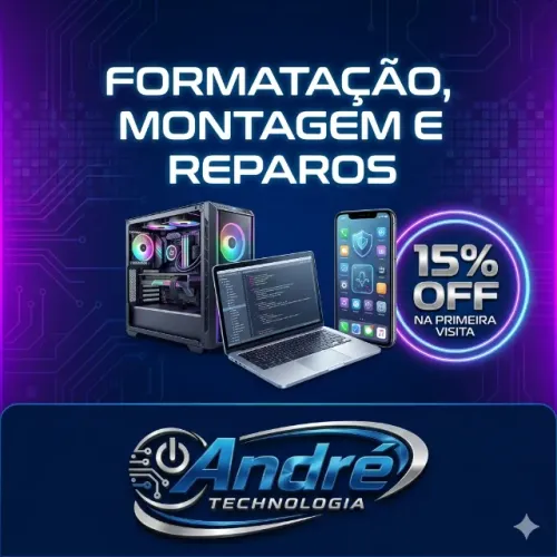 Assistência PC e Celular: Montagem, Reparo e Formatação + 15% OFF