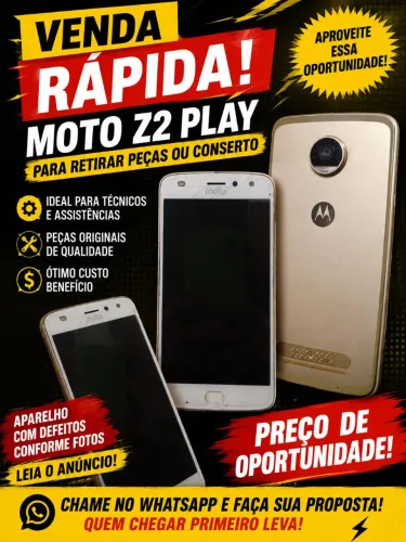 Moto Z2 Play para retirada de peças ou conserto