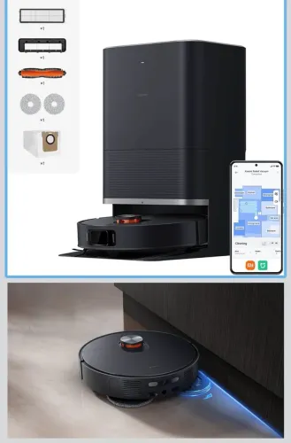 Robô Xiaomi Mi Robot Vacuum X20 Max Wi-fi 2025 Cor Preto