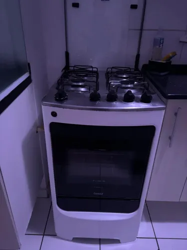 Fogão Consul 4 Bocas CFO4NAB Acendimento Automático e Design Frente Única Bivolt - branco
