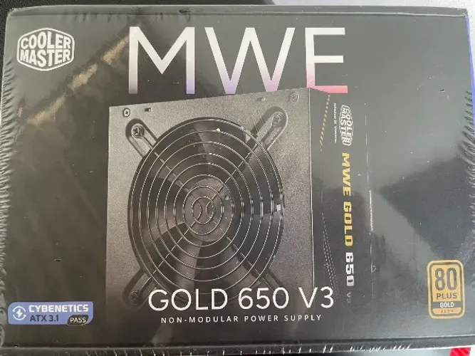 Fonte Cooler Master MWE Gold 650 V3 650W 80 Plus Gold Nova