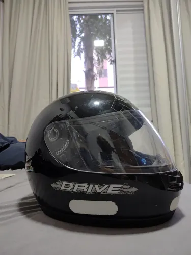 Capacete Fly Drive Preto Tam 56- Usado