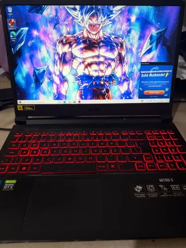Acer Nitro 5, RTX 3050. Recebo seu console ou notebook gamer.