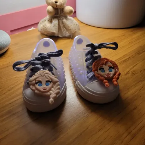Tênis Mini Melissa Frozen Lilás tamanho 19