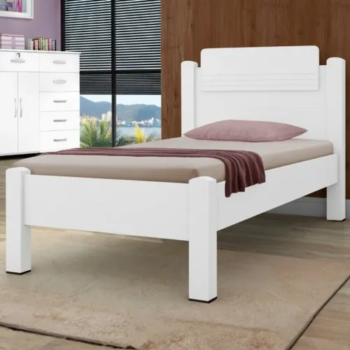Cama Paris Solteiro - Entrega Rápida 