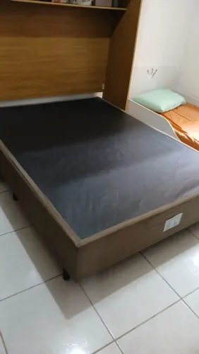 Doando cama box solteiro e casal completa