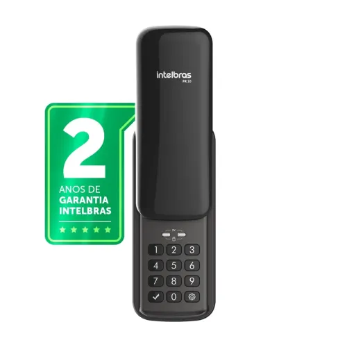 Fechadura Digital Para Uso Interno e Externo FR 10 Preto Intelbras 