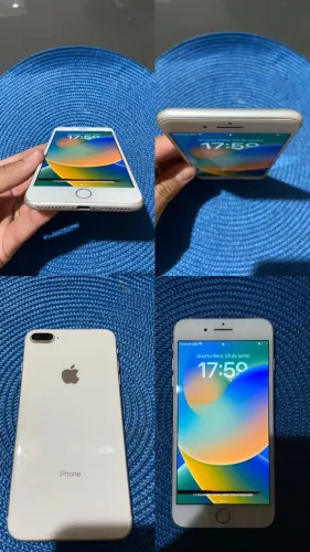 IPhone 8 Plus (ótimo estado, apenas uma linha de queimado na tela que não atrapalha)