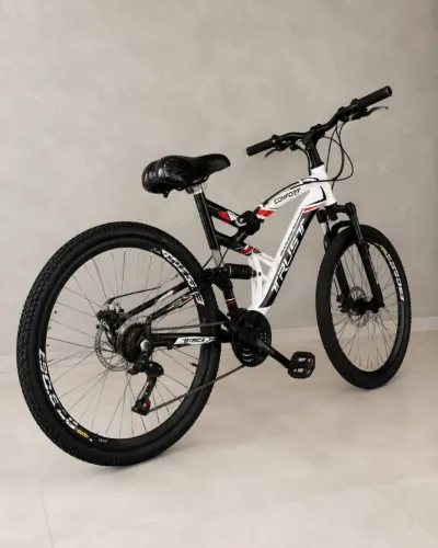 Bicicleta Trust Comfort aro 26 com suspensão e freio a disco