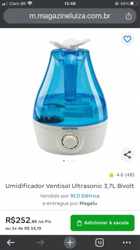 Umidificador de ar