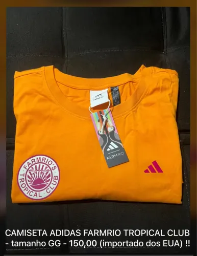 CAMISA ADIDAS FARMRIOS TROPICAL CLUB - GG