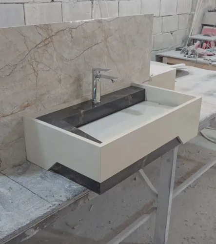 Pias e bancadas em porcelanatos
