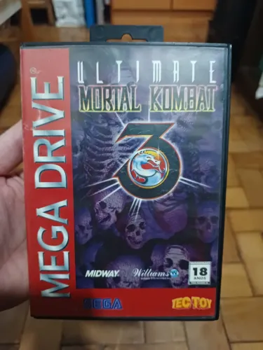 Ultimate Mortal Kombat 3 - Mega Drive - ÓTIMO ESTADO - com caixa original