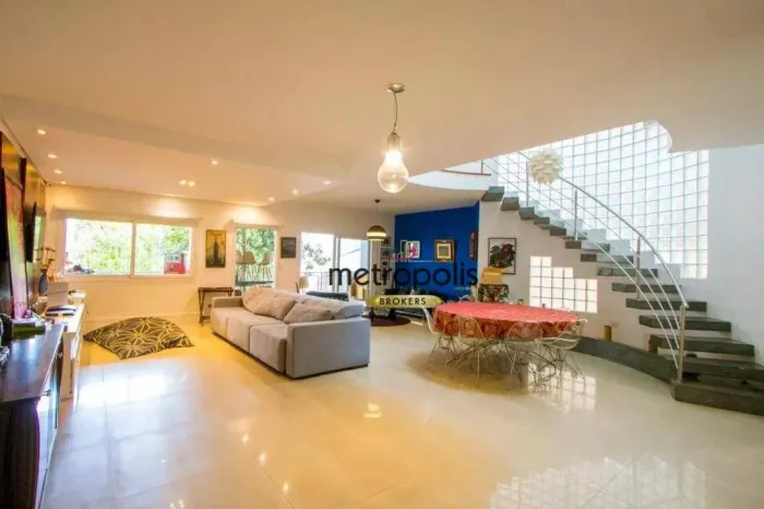 Sobrado com 4 dormitórios à venda, 424 m² por R$ 3.950.000,00 - Vila Eldízia - Santo André