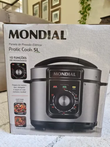 Panela de Pressão Mondial nova, na caixa. NUNCA USADA!