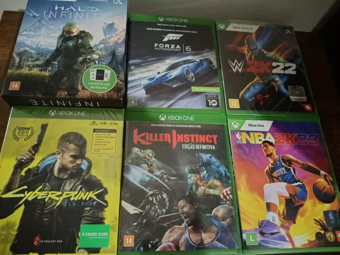 Lote jogos Xbox One Series X
