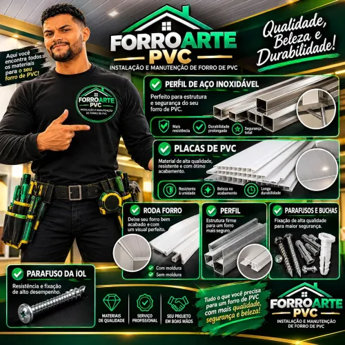 Forro Arte PVC - Forro, Box e Divisórias com Qualidade em todo o Maranhão