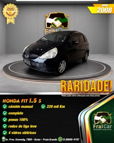 Honda Fit EX/ S 1.5/ EX 1.5 Flex 16V 5P Mec. 2008
