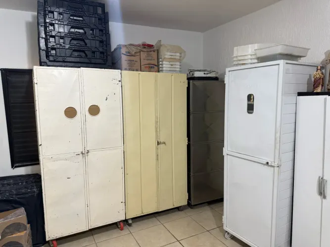 Armário pão duplo com assadeiras 40x60