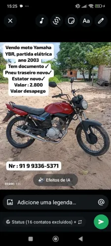 Moto Yamaha YBR 2003