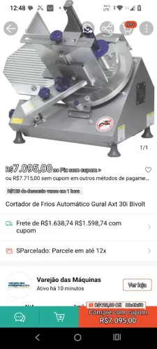 Cortador de frios automático Gural AXT -30i