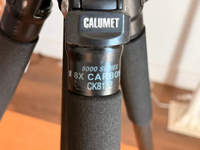Conjunto Tripé Calumet Carbono, Cabeça Giottos e Engate Rápido Induro