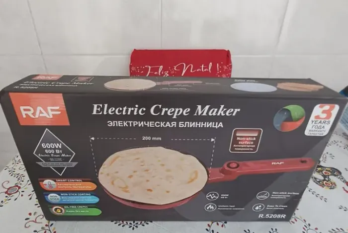 Panela Elétrica de Crepe e Panqueca