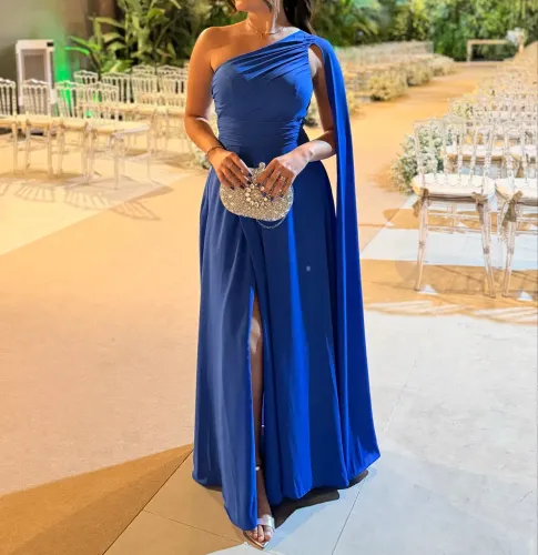 Vestido de festa Azul tamanho P