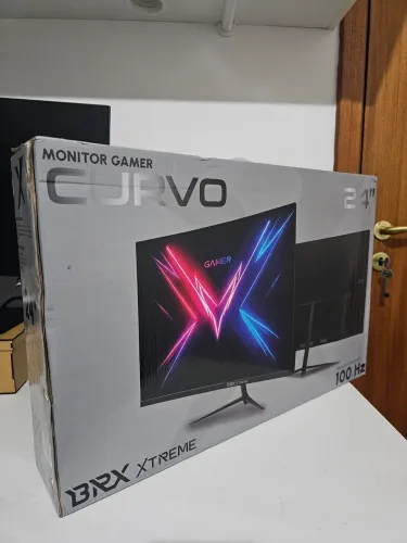Monitor Gamer BRX Xtreme 24" Curvo Full HD (Novo e Lacrado na Caixa)